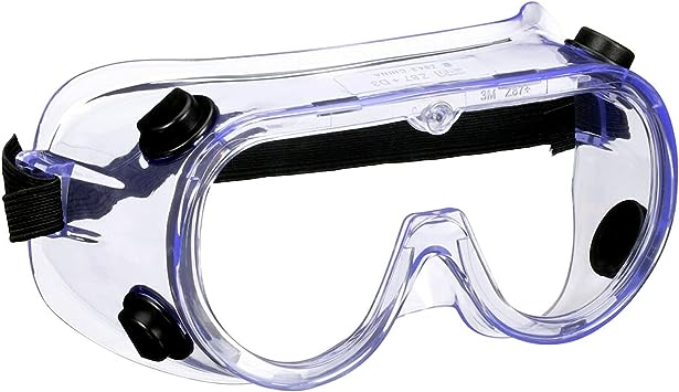 3M Chemical Splash/Impact Resistant Safety Goggle, 1/Pack