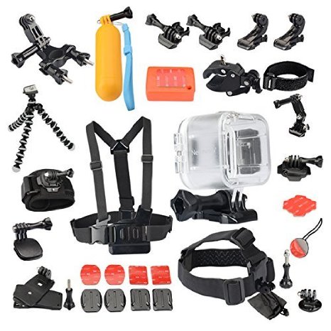 Newmowa Waterproof Case 19-in-1 Accessories Kit for Polaroid Cube and Cube