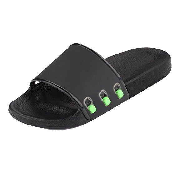 ATUP Men's Athletic Slip on Slide Sandal