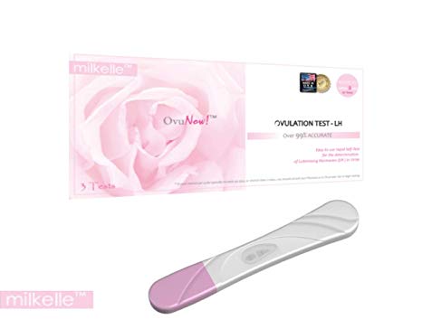 Milkelle Ovulation Test, 3 Count, Fast and Accurate Results, Product of USA