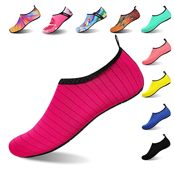 Womens and Mens Water Shoes Barefoot Quick-Dry Aqua Socks for Beach Swim Surf Yoga Exercise