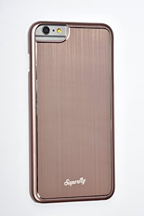 iPhone 6 Plus Case, Superfly Nitro Series, Best Slim iPhone 6 Plus Case, Sleek and Stylish Aluminum Back Case Protection, Apple iPhone 6 Plus Case (Rose Gold)