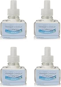 Yankee Candle 4 Pack of Ocean air ScentPlug Refill 0.6 Oz.Each