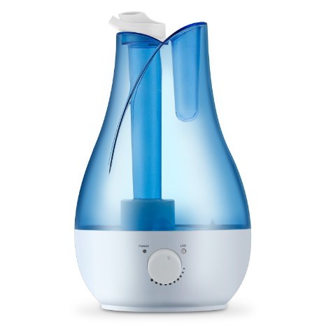 Ultrasonic Humidifier, Mospro 2.8 Liter Tank, Two 360 Degree Rotatable Outlets, Whisper-quiet And Waterless Auto Shut-off Function, With Possibility Of Aroma Diffusing And Seven Colors LED light