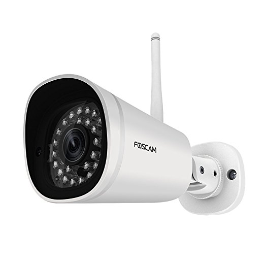 Foscam Outdoor Security Camera, Full HD 1080P WiFi Waterproof Outdoor Camera with Real-time 1080P Video at 25FPS, Optional Cloud Service Available, FI9900P White