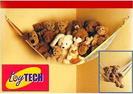 Teddy Hammock Toy Storage Net - Pastel by Toy Tech by DistiKem