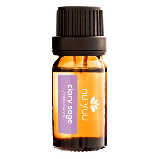 Nu Yuu Clary Sage 100% Pure Therapeutic Grade Essential Oil, Size 10 mL