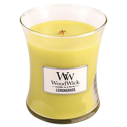 Woodwick Lemongrass Jar Candle, Medium