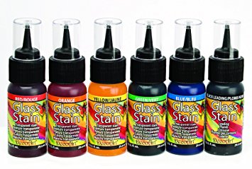 DecoArt DASK270 Glass Stains Sample Pack