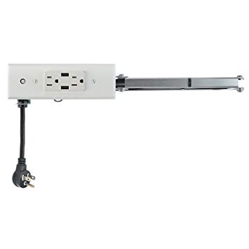 Docking Drawer 21 Slim In-Drawer Charging Outlet featuring 2AC and 2 USB ports, Listed to UL 962a, Easy to Install