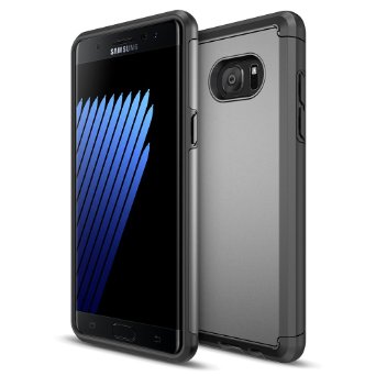 Galaxy Note 7 Case, Trianium [Protanium Series] Premium Ultra Protective Case for Samsung Galaxy Note 7 2016 with Heavy Duty Dual Layer   Shock-Absorbing Layer Hard Cases Slim Cover - Gunmetal Gray