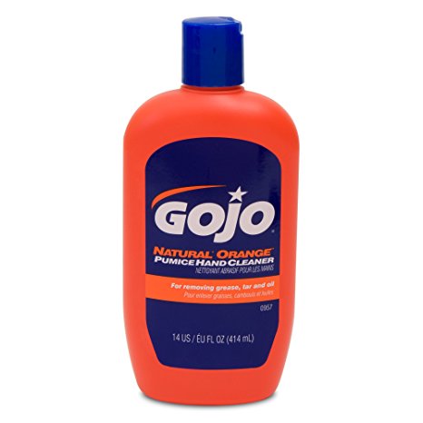 Gojo 957 Natural Orange Pumice Hand Cleaner - 14 oz.