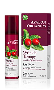 Avalon Organics Wrinkle Therapy with CoQ10 & Rosehip, 1.75 Ounce