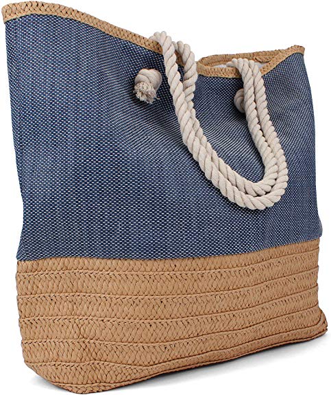 Tote Bag - Beach Bag - Beach Tote - Large Tote Bag with Rope Handles - Rutledge & King™