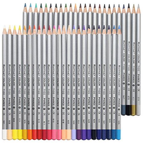 Niutop 48-Color Premier Soft Core Art Colored Drawing Pencils for Artist Sketch/Adult Secret Garden Coloring Book/ Kids Artist Writing/ Manga Artwork (48-Color)