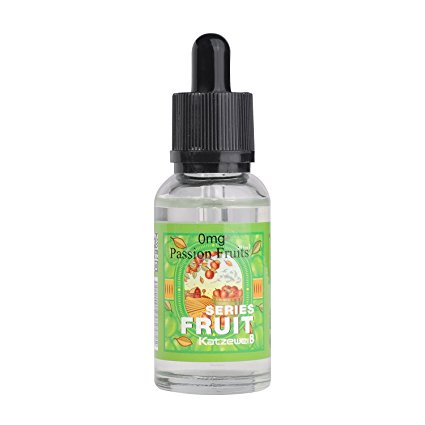 30ml E Liquid, Vvay Premium E Liquid Passion Fruits(Passion Fruit, Orange, Lemon), 0 Nicotine Vape Liquid