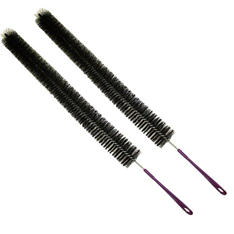 31 Inch Cleaning Brush For Dryer Lint Or Refrigerator Coil Cleaning : ( Pack of 2 Pc. ) (TOOL ESSENTIALS: LHEN-FB3-Z02)
