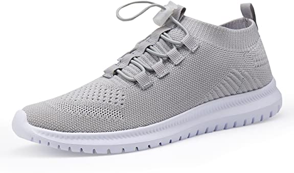 Men Sneakers Lightweight Athletic Casual Walking Shoes Mesh Slip on Shoes