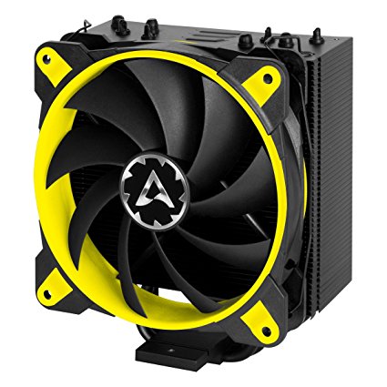 ARCTIC Freezer 33 eSports ONE - Tower CPU Cooler with 120 mm PWM Processor Fan for Intel and AMD Sockets - for CPUs up to 200 Watts TDP - Silent and Efficient (Yellow)