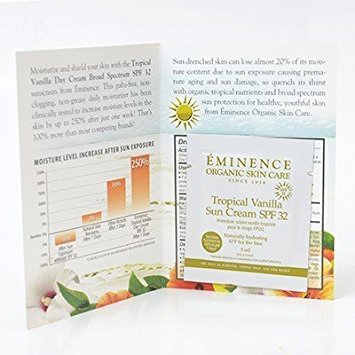 Eminence Tropical Vanilla Sun Cream SPF 32 - Sample Set of 6 Travel Size