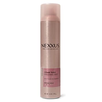 Nexxus Comb Thru Finishing Spray Hair Spray, Hair Spray for Volume, Hair Mist, Hair Shine Spray 10 oz