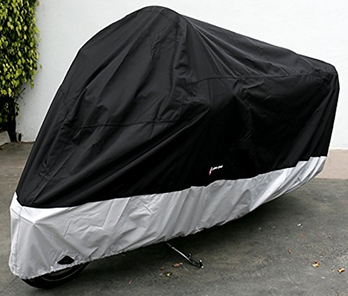 Premium Heavy Duty Motorcycle cover (XXL). Includes cable & lock. Fits up to 108" length Large cruiser, Tourer, Chopper.