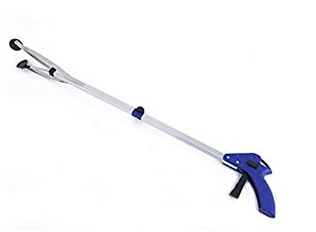 Foldable Trash Grabber Pick-Up Grabber Reacher Tool - Long Arm Gripper - 32-Inch