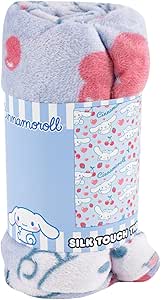 Northwest Hello Kitty Silk Throw Blanket 40" x 50"- CINNAMOROLL