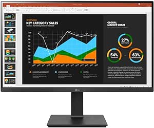 LG 27BQ75QB-B 27'' IPS QHD Monitor with HDR10, sRGB 99%, Daisy Chain, USB Type-C™, & Built-in Speakers