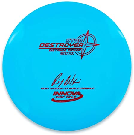 INNOVA Ricky Wysocki 2X Signature Stamp Star Destroyer Distance Driver Golf Disc [Colors May Vary]