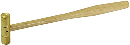 SE 2 oz. Brass Head Hammer with Wooden Handle - 8302BHI