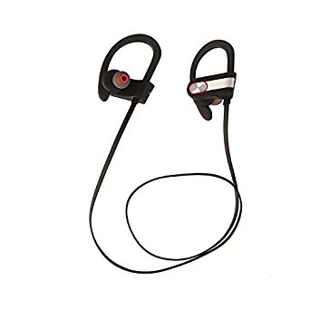 VICTONY Bluetooth Headphones,Wireless Sports Headphones,Sweatproof Running Gym Stereo Headsets Q7 (Silver)
