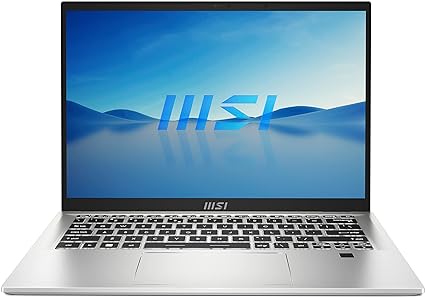 MSI Prestige 14 H Laptop: Intel Core i9-13900H, GeForce RTX 2050, 14" FHD  Display, 32GB DDR5, 1TB NVMe SSD, WiFi 6E, Thunderbolt 4, Win 11 Home: Urban Silver B13UCX-601US