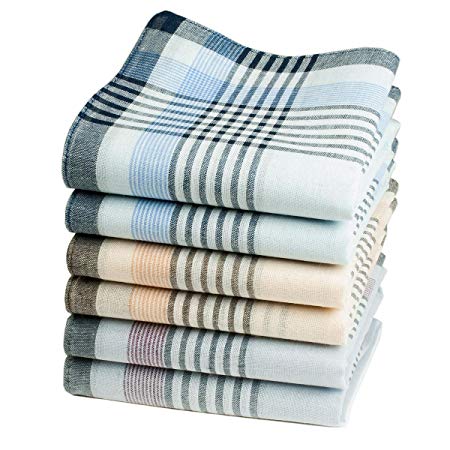Men's handkerchiefs 'Gaspard', 16" square, 6 units