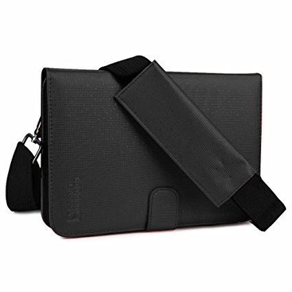 Asus ZenPad 8.0 Z380C/Z380KL, S 8.0 Z580C/Z580CA case, COOPER MAGIC CARRY II PRO Travel Carrying Case Protective Tablet Cover Folio with Handle, Shoulder Strap and Built-in Stand (Black)