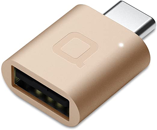 nonda MI22 USB-C to 3.1 Gen 1 USB-A SuperSpeed Adapter Compatible with The New 2015 MacBook, ChromeBook Pixel and More, Gold