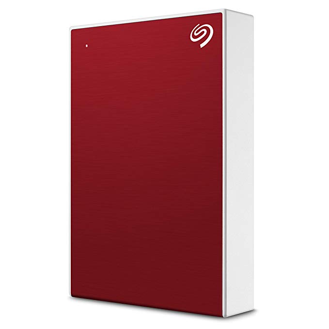 Seagate 4TB Backup Plus Portable High-Capacity External Hard Drive   1Yr Myliocreate   2MO Adobe CC Photography, Red (STHP4000403)