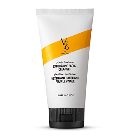 V76 by Vaughn Daily Balance Exfoliating Facial Cleanser, 4 Fl Oz