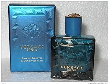 Versace Eros by versace 0.17 oz (5 ml) EDT Splash Men Mini NEW IN BOX