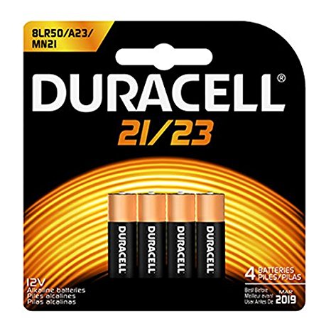 Duracell MN21B4 Security Battery, Size 21/23 (Pack of 4)