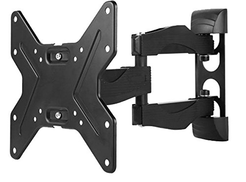 Husky Mounts Heavy Duty Full Motion TV Wall Mount Fits Most 32 Inch and other LED LCD Flat Screen With UP to VESA 200 x 200 (up to 8”x 8”)Max 55 lbs Tilt Swivel Articulating Corner Friendly TV Bracket
