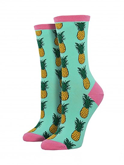 Socksmith Pineapple Womens Crew Socks