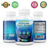 Ultimate Brain Boost Formula by Brain Power Plus  Exclusive Brain Booster with Ginkgo Biloba Acetyl L-Carnitine St Johns Wort and More - 60 Capsules
