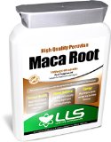 LLS High Strength Maca Root  Direct from Peru not via China  1000mg x 60 Capsules  Premium GMP Supplement Rich in Essential Minerals For Healthy Sexual Function  Anxiety  Depression  Energy  Mood Swings  Love Life Supplements - Live Healthy Love Life