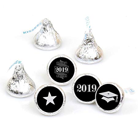 Graduation Cheers - Round Candy Labels 2019 Graduation Party Favors - Fits Hershey’s Kisses (1 sheet of 108)