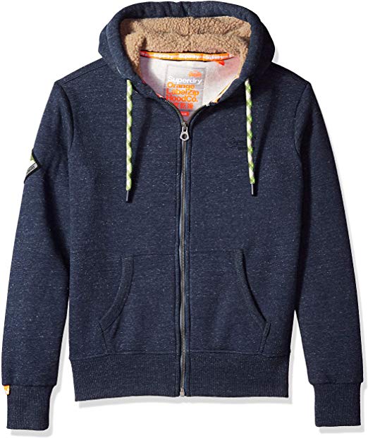 Superdry Men's Orange Label Zip Hoodie