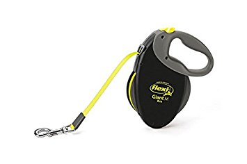 flexi Giant retractable lead, M Tape 8 m neon yellow