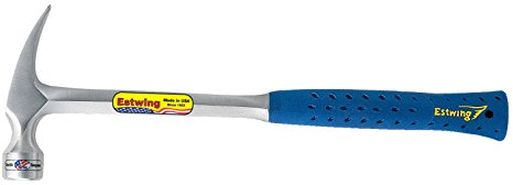 Estwing E3-22SM 22 oz Framing Hammer with Milled Face & Shock Reduction Grip