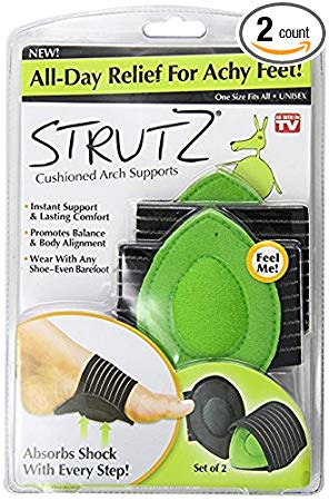 Strutz Sole Angel – Cushioned Arch Support for Pain Relief & Sore, Flat Feet