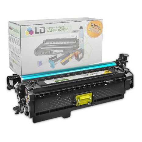 LD  Remanufactured Replacement Laser Toner Cartridge for Hewlett Packard CE262A HP 648A Yellow for the HP Color LaserJet Enterprise CP4525xh CP4025n CP4525n CP4025dn CP4525dn Printers